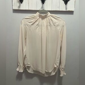 Elegant Cream Women's Top